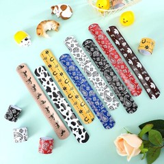 48 Pack Western Party Slap Bracelets Cowboy Cowgirl Bracelets Horse Wristband…