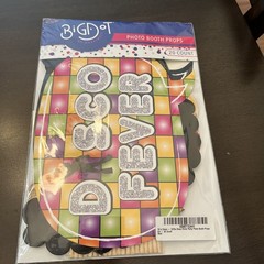 BIG DOT Of Happiness ~ Photo Booth Props ~ DISCO FEVER ~ 20 p. ~ New & Sealed-🕺