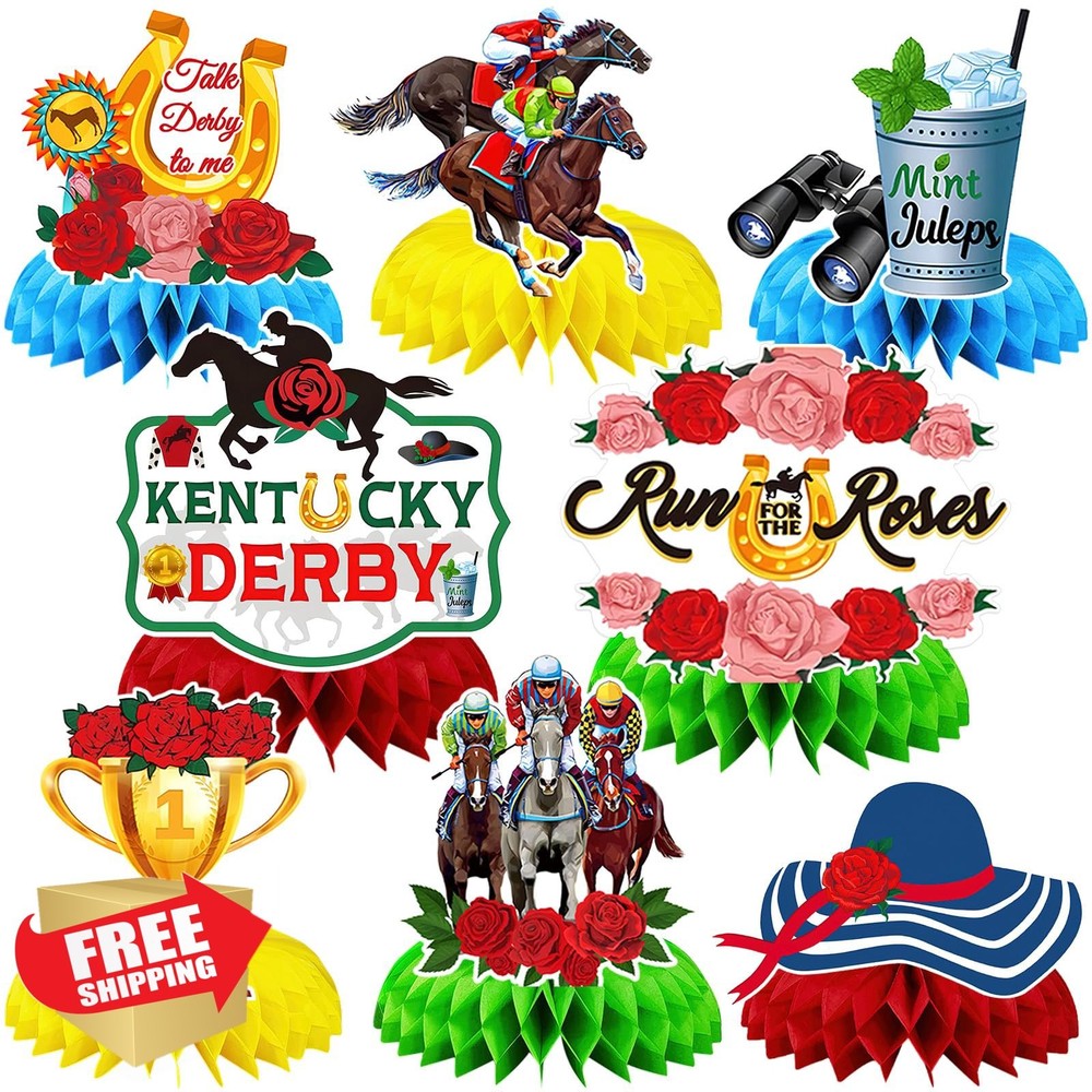 JULMELON Derby Style Centerpieces