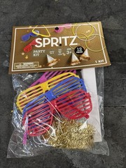 Target Spritz Party Kit – 12pc Set | 4 Glasses, Hats & Glow Necklaces