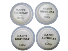 Happy Birthday Glow in the Dark 3″ Adhesive Light Badge
