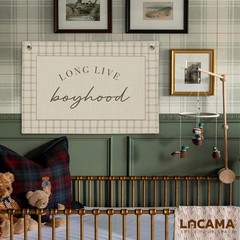 Long Live Boyhood Banner Boy Nursery Decor, Baby Boy Nursery Decor, Vintage W…