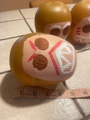 Set Of 3 Moana-Inspired Coconut Head Decor Props For Tropical Party/DIY Crafts