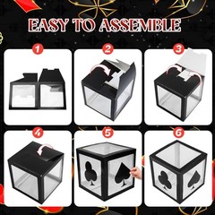 Pcs Large Casino Dice Favor Boxes 12 x 12 x 12 Inch Casino Theme Party 4