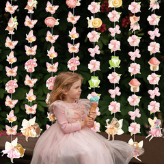 Fairy Birthday Party Decorations 8PCS Fairy Garlands Fairy Theme Party Supplies
