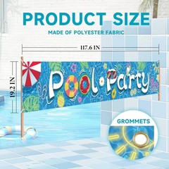 Colorful Birthday Backdrop Banner for Party, Large Photo Background Decoratio…