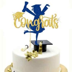 Class of 2025 Graduation Cake Topper and Cash Gift Box Surprise