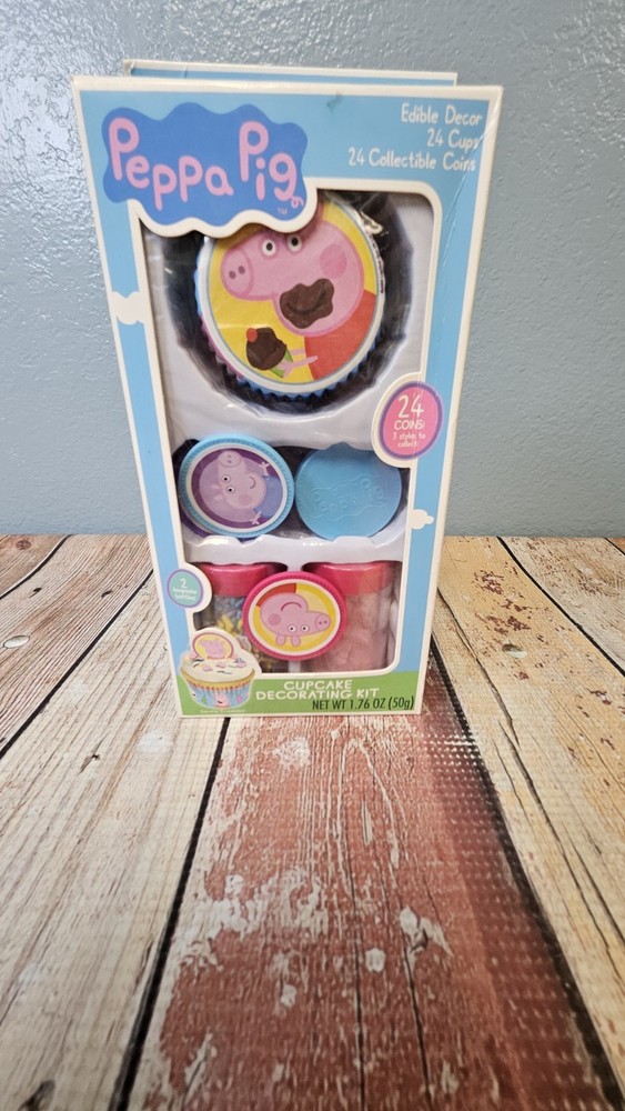Peppa Pig Cupcake Decoration Kit Decorates 24 Cupcakes