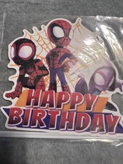Mini Spider-Man Birthday Decorations Cartoons Spider-Man