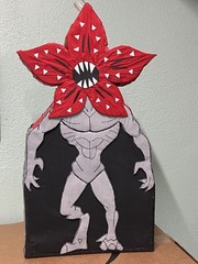 Sci Fi Monster Flower Piñata Party Supplies Red Black Party Decorations