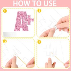 16 PCS Back To School Party Centerpiece Sticks Glitter Table Decorations Fun