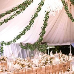 HO2NLE 12 Pack 84Ft Artificial Vines Hanging Greenery 84Feet, Green-12