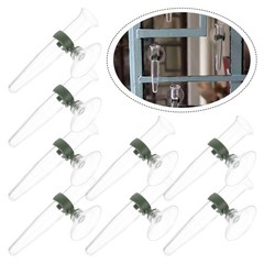 8Pcs Durable Suction Cup Flower Tubes for Single Stem Water Storage