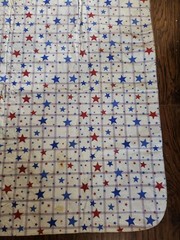 Patriotic Decorations Patriotic Bow, Tinsel Star, Tablecloth, Window Clings…..