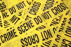 REAL «CRIME SCENE DO NOT CROSS» 5-50FT TAPE 3″ WIDE CSI FBI POLICE SHERIFFS