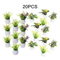 Inspire with These 20 PCS Miniature Plant Models Craft Lovers