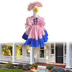 Easily Changeable Costume Set for 23 Inch Goose Figurine Keep Your Decor Fresh