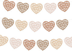 Talavera Cielito Lindo Heart Banner – 2 PCS Papel Picado Hearts Garland, Mexican
