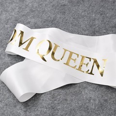 «Prom King» and «Prom Queen» Sashes – Graduation Party School Party Accessori…
