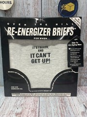Over The Hill Giant Gift Bundle Underwear,Bra,sippy, Tool Belt,cry Towel,brush..