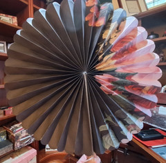 Hanging Paper Fans Set Paper Decorations 8pcs