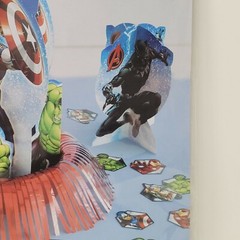 MARVEL AVENGERS Core Table Decorating Kit Birthday Party 3 Pieces Plus Confetti