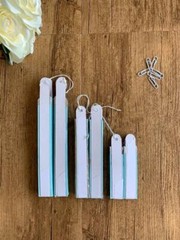Blue Birthday Party Decorations Banner Confetti Balloons Hanging Swirls AU