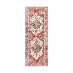 Yamaziot Washable Runner Rug, 2×6 Non-Slip Boho Vintage Hallway 2′ x 6′, Pink