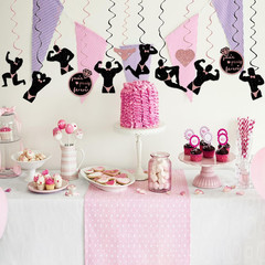 Bachelorette Party Decorations 24Pcs Hanging Swirls Decorations Bachelor Party S