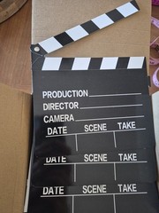 Authentic Movie Clapboard -Ideal Prop for Parties and Stage Productions 39in Box