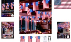 Waterproof 8 Modes Timer Independence Day