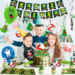GHOSTBUSTER ghost Birthday Party Supplies,Ghostbusters Party Decorations Plates