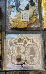 21 PCS 80Th Birthday Decoration Kit for Men/Women, Black Gold Happy 80Th