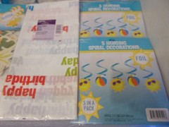 Birthday Party Decorations Lot by Party Express Hallmark SEE DESCRIPTION