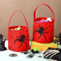 24 Pcs Halloween Spiderweb Buckets Bulk Spiderweb Birthday Party Decoration Fabr