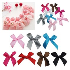 500pcs Elegant Colorful Satins Bows Polyester Bowknot for Weddings Celebration