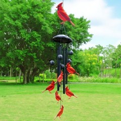 For Outdoor Musical Wind Plays Bird Decoration with Reinforced Bracket