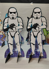 10 piece party Star Wars characters stand-up table centerpieces set