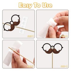 Carnival Photo Booth Props 30PCS Carnival Decorations Circus Theme Party Deco…