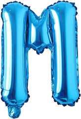 16″ Inch Single Blue Alphabet Letter Number Balloons Aluminum Hanging Foil Film