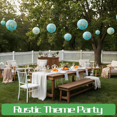 6 Pcs World Map Paper Lanterns, 8 Inch Earth Globe Hanging Lanterns Map Classroo