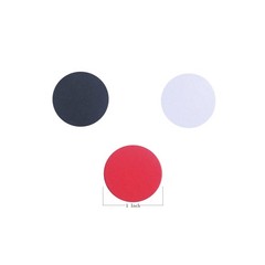 300pc Table Confetti, 1 Inch, Red, Black, White, Circle Dots, Glitter, Party