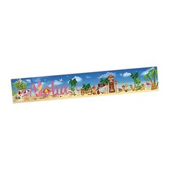 Hawaiian Banner 19.68x118inch Luau Hawaiian Party Decorations Tropical Beach