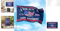 Classic 250th Anniversary 3×5 Ft American Flag – Perfect for Indoor/Outdoor Use