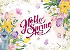 Spring Backdrop 8x6ft – Butterfly Flowers Party Banner for Birthday & Baby Showe