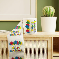 Happy Birthday Toilet Paper Decorations – 3-Ply Funny Gift Roll with ‘Happy Birt