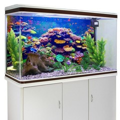 AWERT Undersea Theme Aquarium Background 36×18 inches Polyester Background Co…