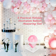 11 Holes Balloon Sizer Collapsible Cube Box Measurement Tool for Balloon Decor