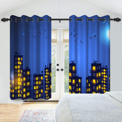 Superhero City Curtains – Room Darkening Thermal Drapes for Boys’ Room