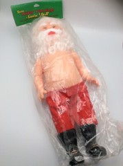 Darice Santa Claus Holiday Doll Plastic 14” Brand New Vintage Christmas 1991